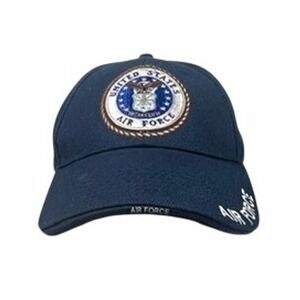 US Air Force Hat Cap Navy Blue USS KIDD DD-661‎ Military Baseball